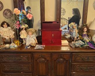 Dresser with Mirrors