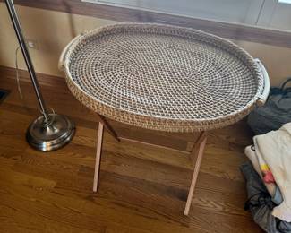 Wicker Tray Table