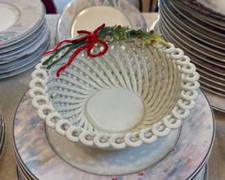 Vintage Capodimonte bowl