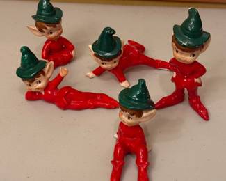 Vintage Artmark Ceramic Elf/Pixie Figurines