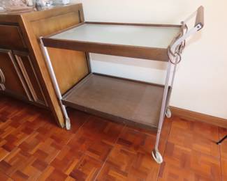 MCM heated tray/tea cart.