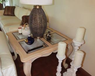 Matching end and coffee table.