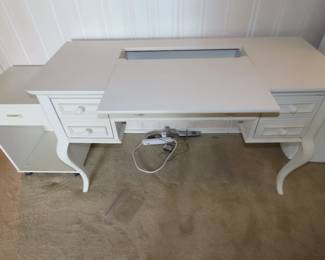 White (new) computer desk