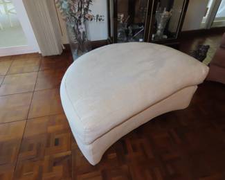 Crescent footstool