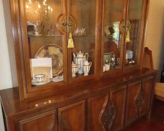 Large china hutch.