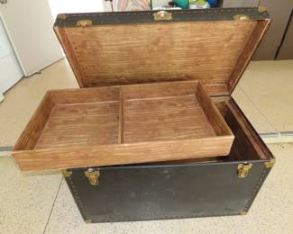 Vintage travel trunk