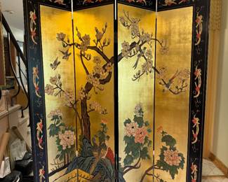 Wooden Asian Screen