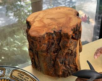 Hand Carved Wooden Jewelry Chest