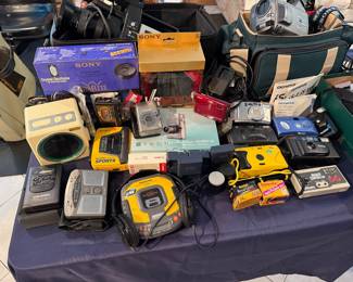 Vintage Camera and Audio Equipment