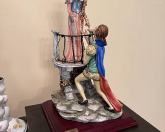 Capodimonte Porcelain Sculpture of Romeo and Juliette