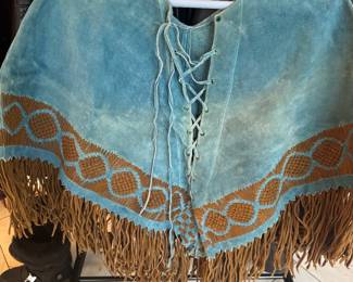 1960’s leather poncho