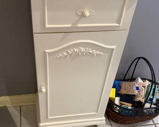White cabinet 