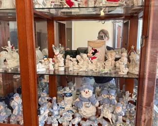 Snow babies and vintage snowmen 