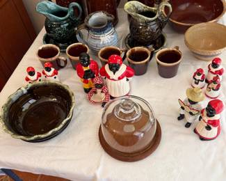 Vintage hull and Aunt Jemima collectibles 