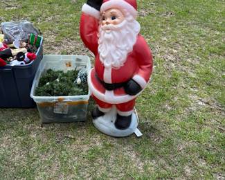 Santa blow mold