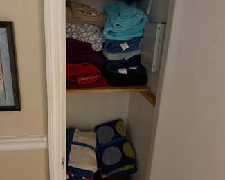 Just a few of the linens 