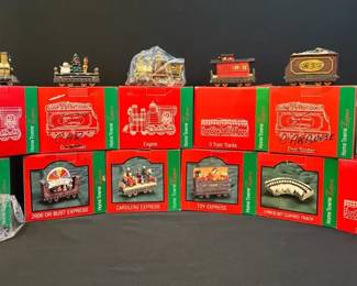 Vintage JCPenney Home Towne Express Collectible Christmas Train Cars