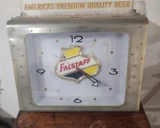 Vintage Falstaff Clock