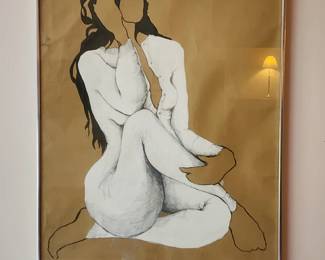 P. Peter's, This piece is graphite pencil drawing dated 1971