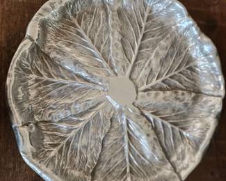 Wilton cabbage Pewter platter