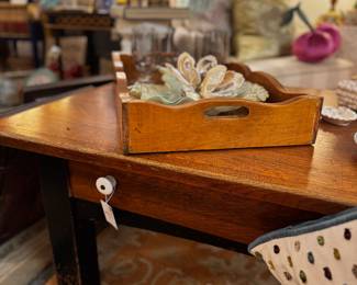 Vintage pine coffee table made in Denmark 