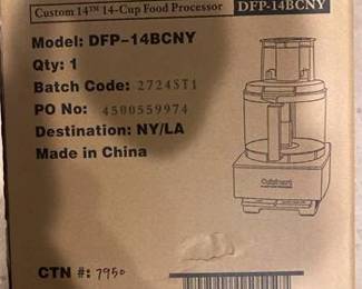 Cuisinart Food Processor