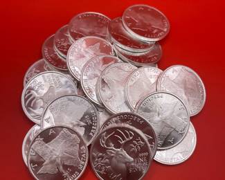 .999 1 OUNCE SILVER ROUNDS