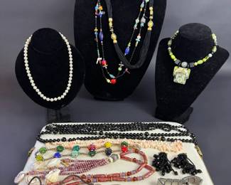 Bold Accessory Collection beaded statement piece, watch, bracelets and more