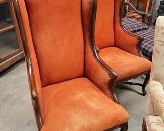suede armchairs