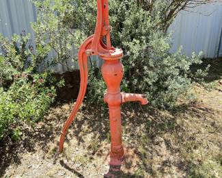 antique cast iron well pump