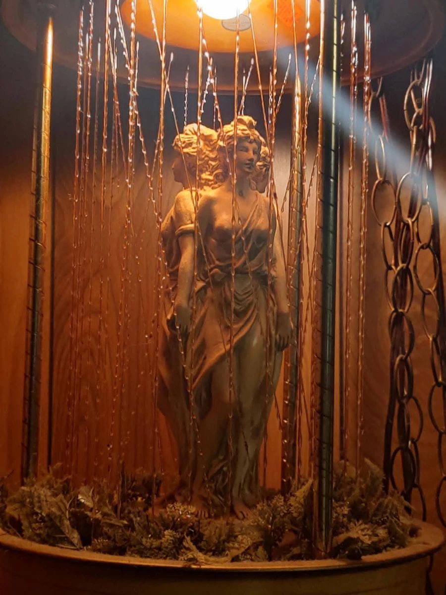 Goddess Raining Oil Lamp 