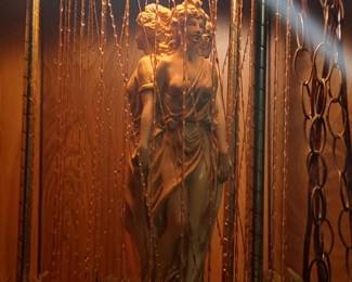 Goddess Raining Oil Lamp 