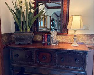 antique Jacobean sideboard