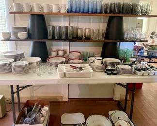 DISH SETS & VINTAGE GLASS SETS