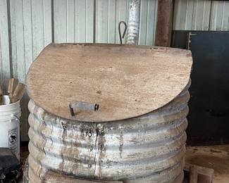 HOMEMADE BBQ PIT