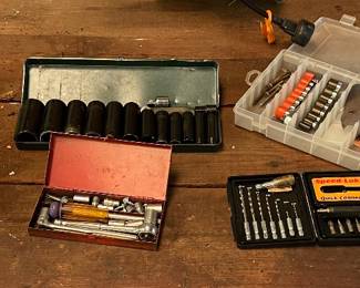 SOCKETS, DRILL BITS