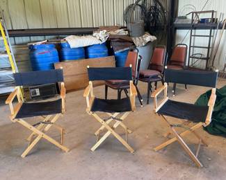 FOLDING LCRA DIRECTOR CHAIRS