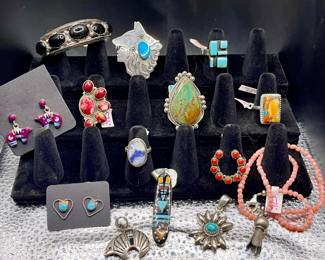 STERLING JEWERLY-SOME NATIVE MADE