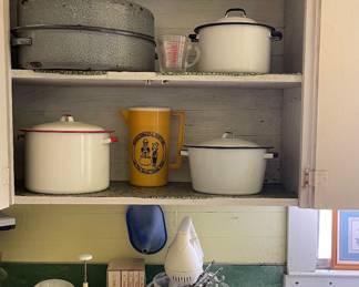 ENAMELWARE POTS