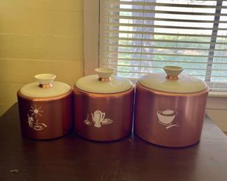 MCM COPPER COLOR CANISTERS