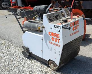 2014 Diamond Products Core Cut CC3500 Walk Behind Concrete Saw, Kohler 37 HP Gas Engine, CC3537JK-20