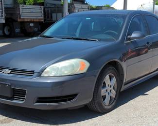 2010 Chevy Impala Sedan, VIN# 2G1WA5EK5A1218741, Miles Showing On Odometer 93033, Kansas Title