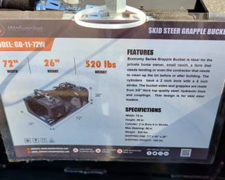 2026 WOLVERINE GB-11-72W Grapple Bucket, Unused