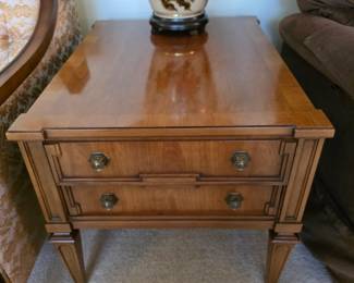Drexel style Heritage Mid-Century side table. 