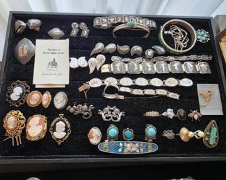 Sterling silver jewelry. 