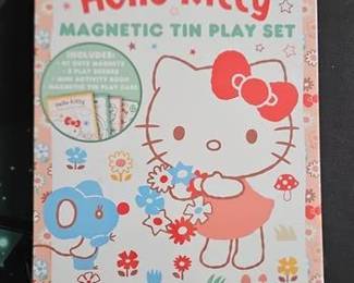 Hello Kitty Magnetic Tin Play Set