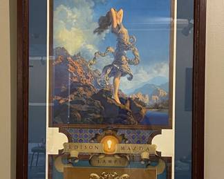 Maxfield Parrish "Ecstasy" Original Print