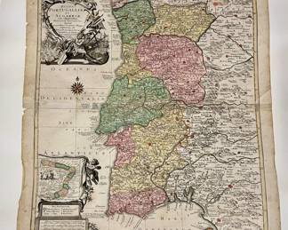 1762 Map of Portugal