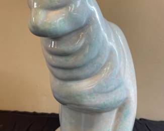 Gonder Art Pottery Cat Sculpture