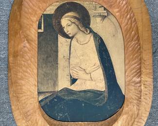Carved Wood Frame by Marei Herrmann